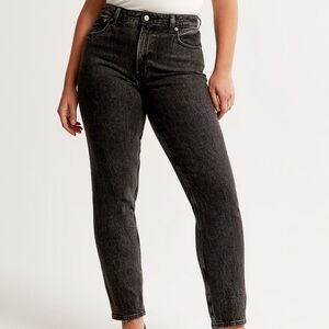 Abercrombie curve love high rise mom Jean